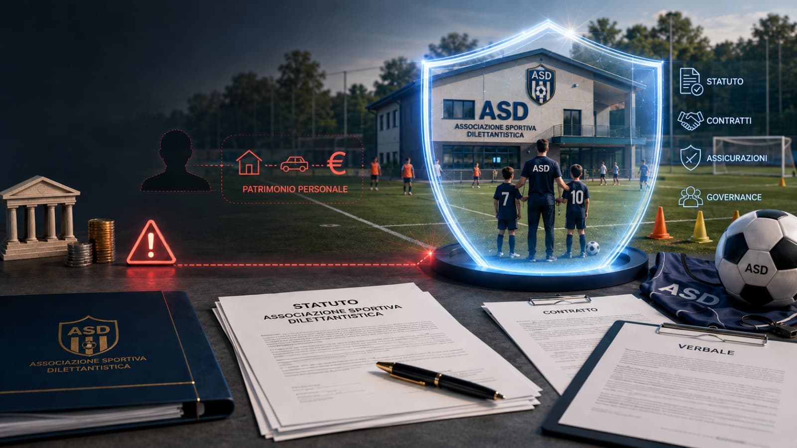 Quanto si rischia con una ADS senza personalità giuridica?